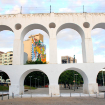 Arcos da Lapa com Mural, Rio de Janeiro
